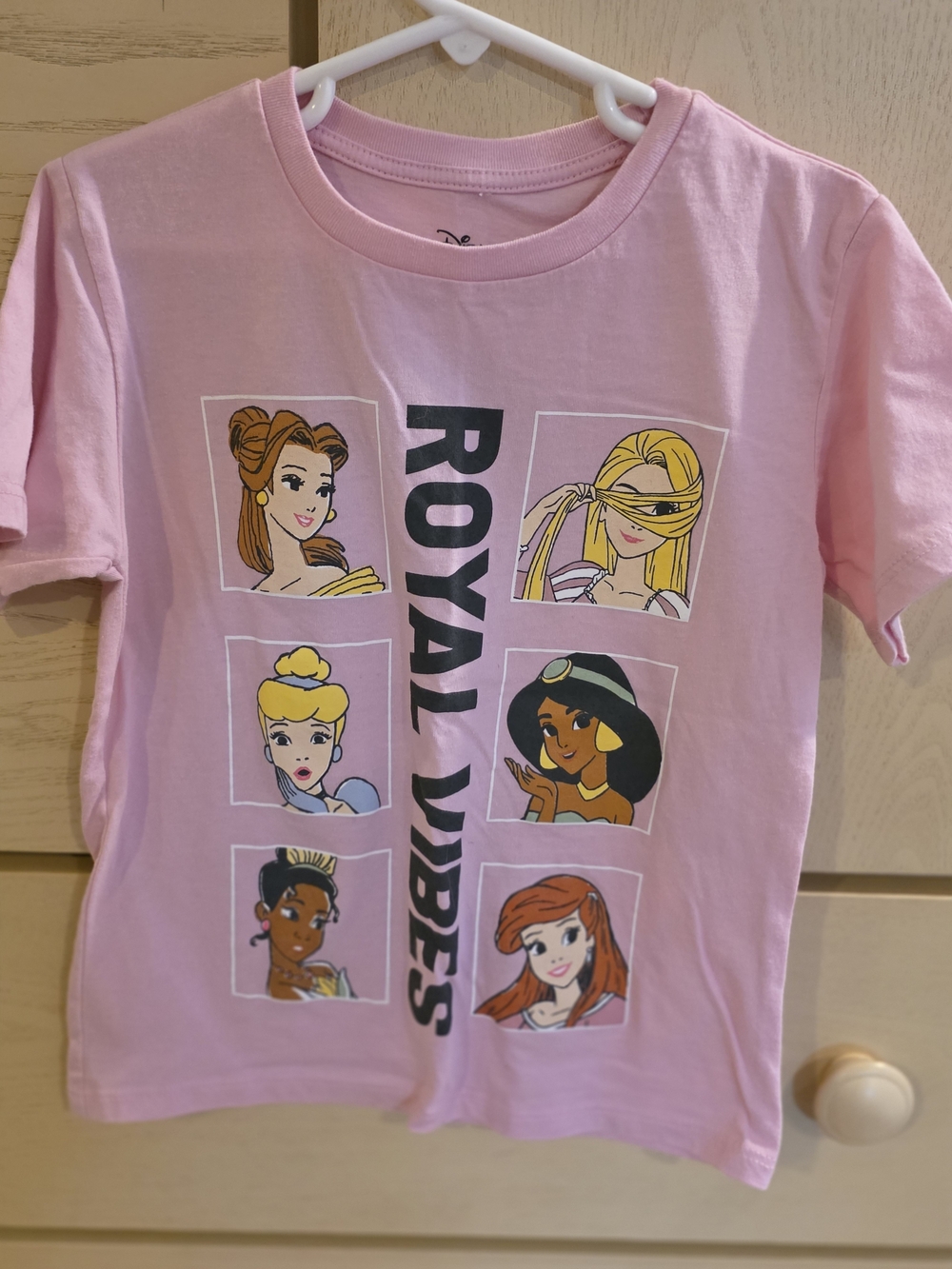 Disney Pink "Royal Vibes" Princess Graphic Tee